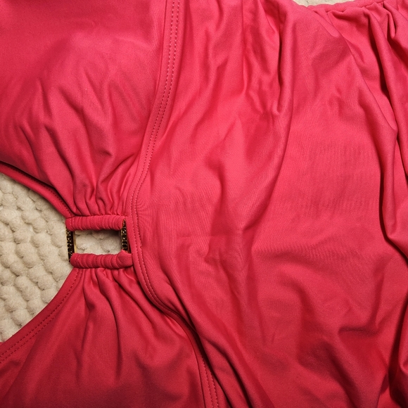 1Lauren Ralph Lauren Women's Pink Swimsuit size 8 - Picture 9 of 9